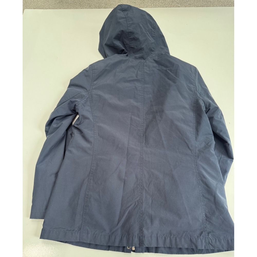 Gap Womens Navy Blue Hooded Windbreaker Full Zip Jacket Size M - Picture 4 of 4